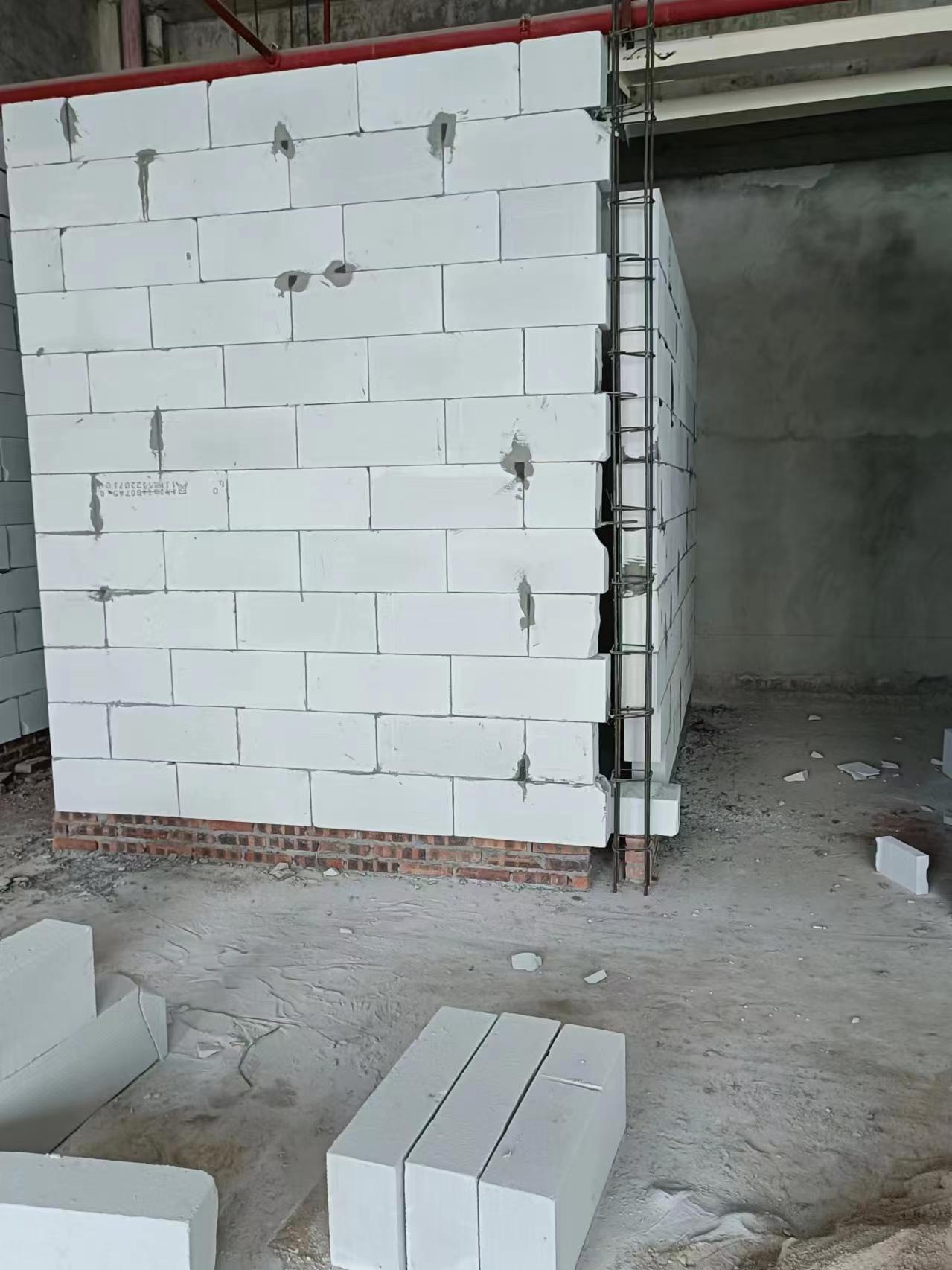 泡沫砖隔墙展示